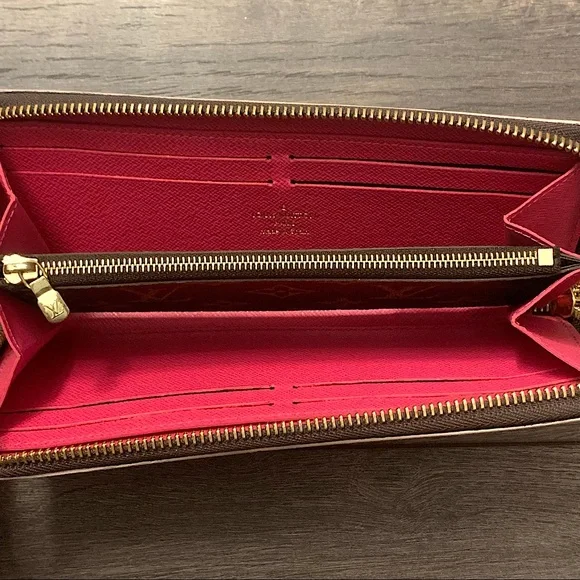 ❌SOLD❌ Louis Vuitton Monogram Pink Blooming Flower Clemence Wallet - Picture 9 of 16